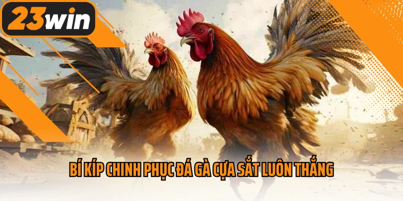 Bí kíp chinh phục đá gà cựa sắt luôn thắng