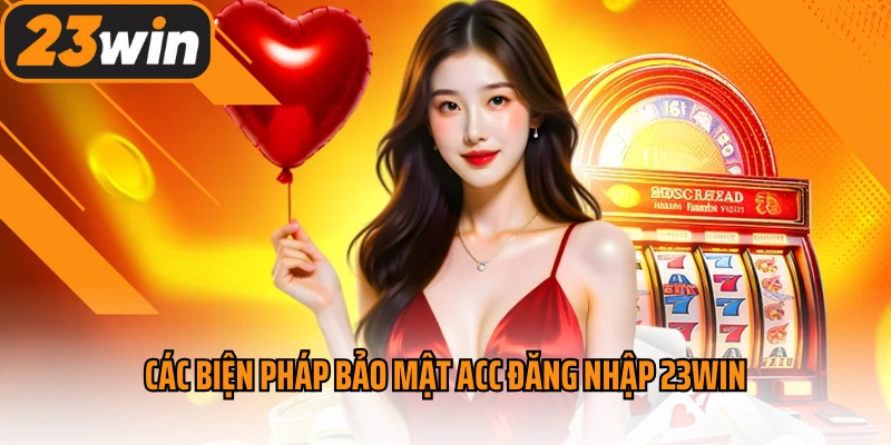 Các biện pháp bảo mật acc đăng nhập 23win
